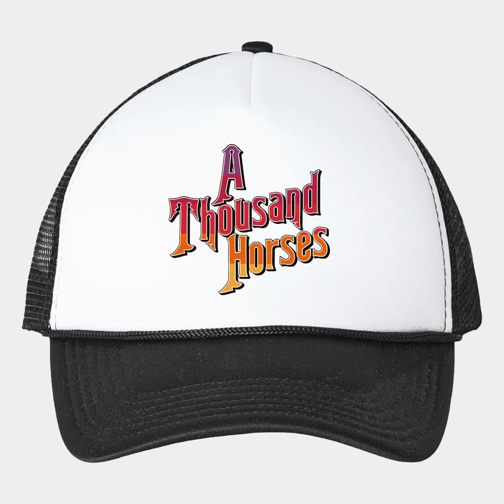 A Thousand Horses Merch ATH Logo Trucker Hat A Thousand Horses Cap Presents For Friends