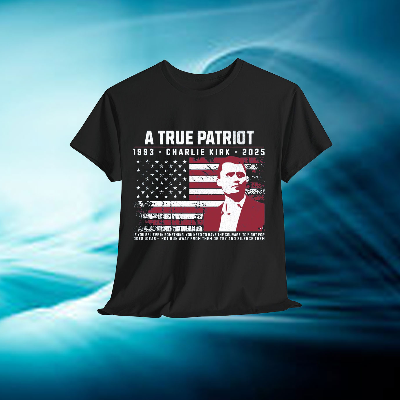 A True Patriot 1993 Charlie Kirk 2025 Shirt