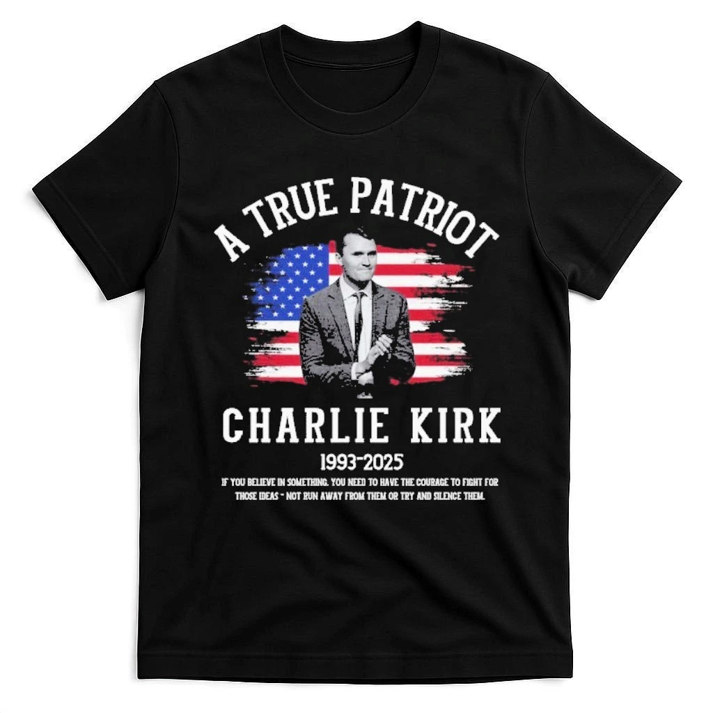 A True Patriot Charlie Kirk 1933 2025 Shirt Charlie Kirk Shirt Patriotic Gifts For Dad
