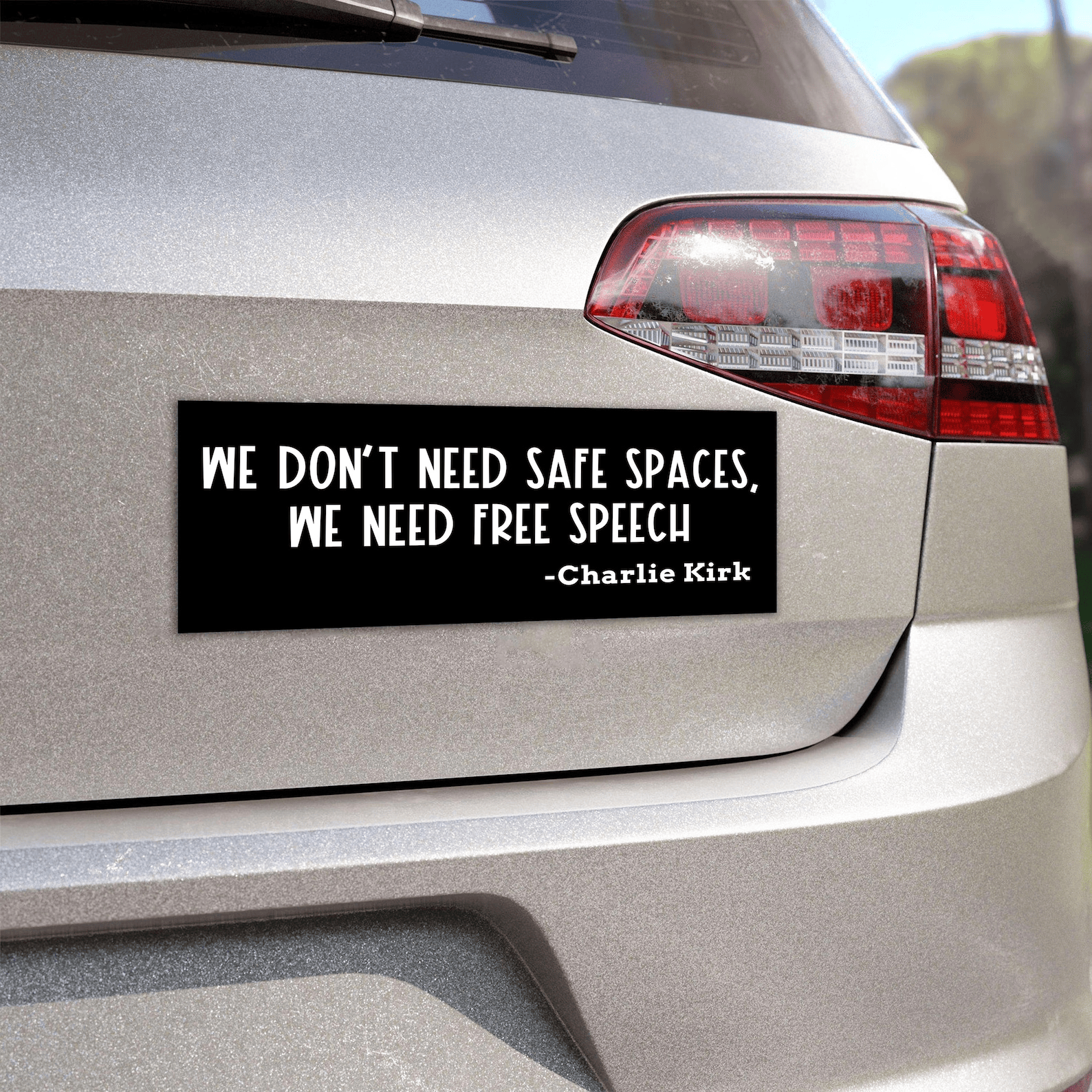 A True Patriot Charlie Kirk Car Magnet RIP Charlie Kirk Decal