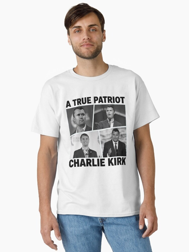 A True Patriot Charlie Kirk Shirt RIP Charlie Kirk Merch Gifts For Patriots