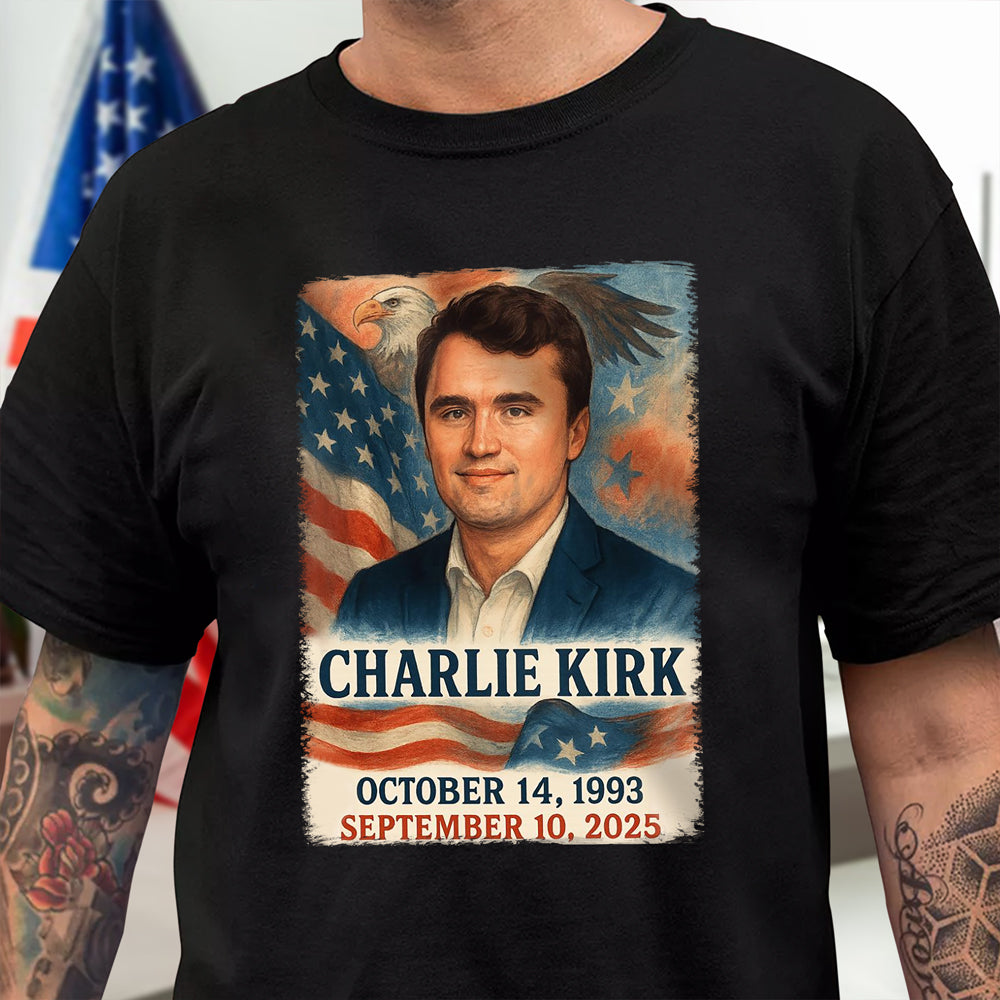 A True Patriot Justice for Charlie Kirk Dark Shirt Gift for Charlie Kirk Supporters