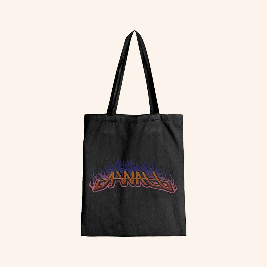 A-Wall Merch Heat Wave Black Tote Bag Best Gifts For Friends