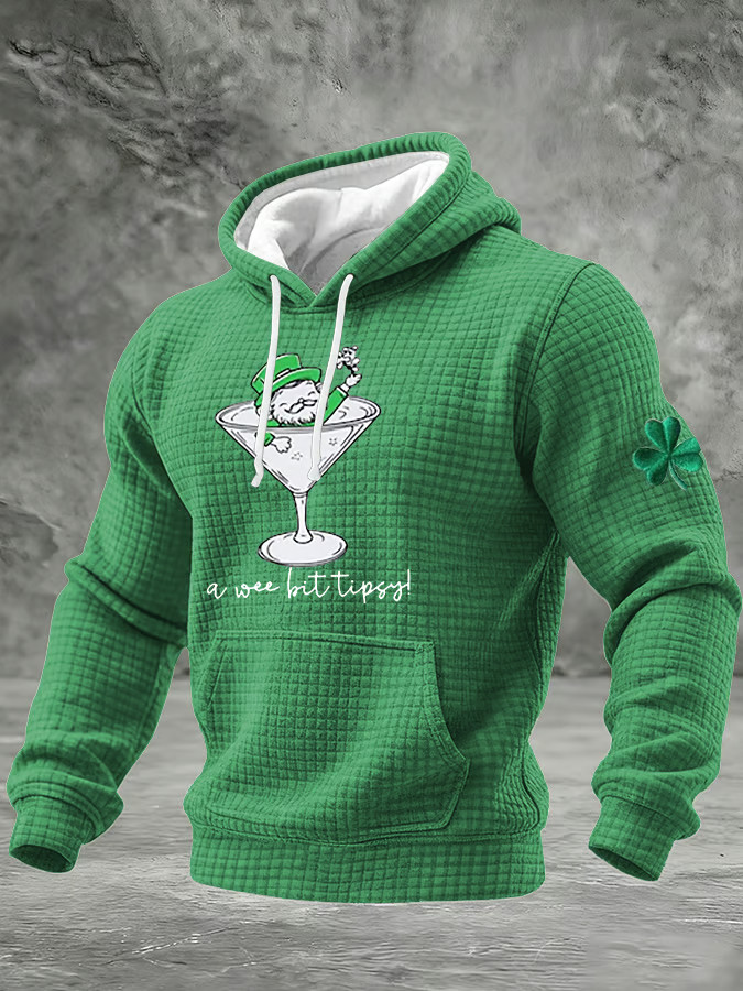 A Wee Bit Tipsy Hoodie St Patrick'S Day Men'S Apparel Best St Patricks Day Gifts
