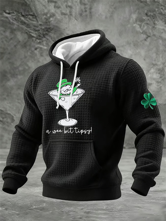 A Wee Bit Tipsy Hoodie St Patrick'S Day Men'S Apparel Best St Patricks Day Gifts