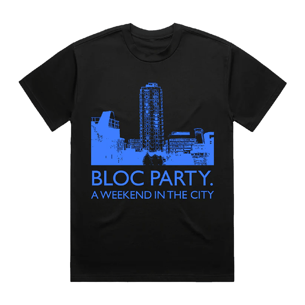 A Weekend In The City Black T-Shirt Bloc Party Merch Unique Father's Day Gifts