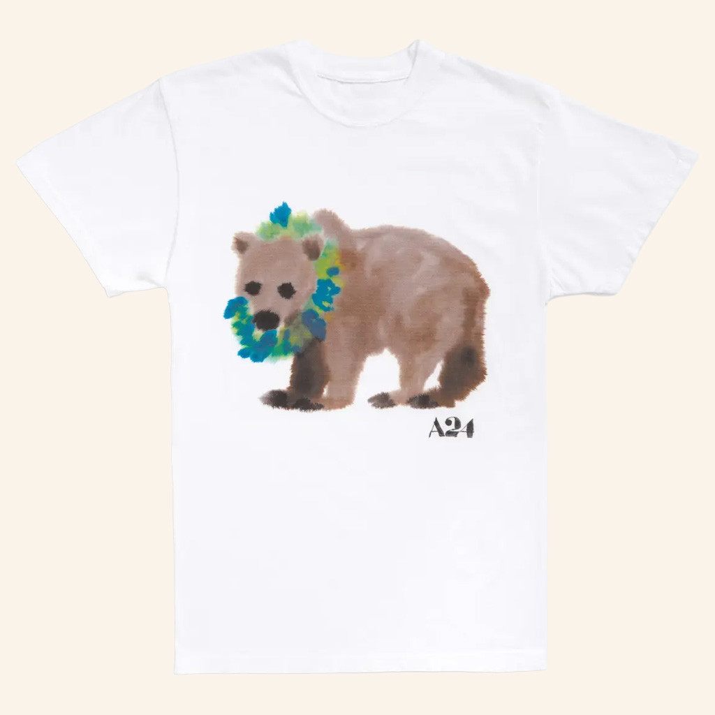 A24 Merch A24 x Rop van Mierlo Bear Watercolor T-Shirt Birthday Gift For Son