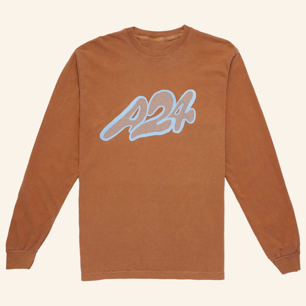 A24 Merch Bitmap Logo Long Sleeve T-Shirt Husband Christmas Gift Ideas