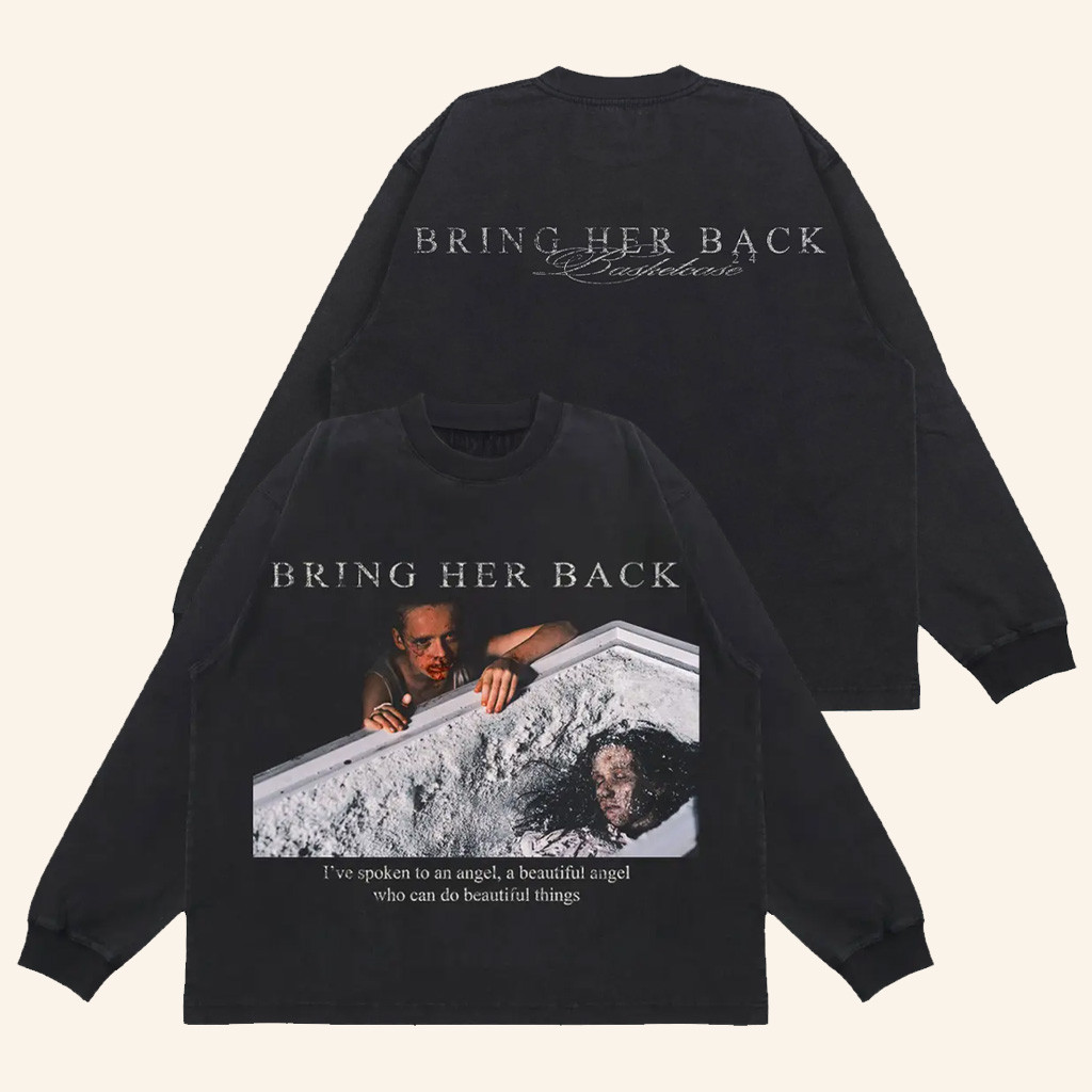 A24 Merch Bring Her Back x Basketcase Beautiful Angel Long Sleeve Shirt Best Gifts For Him