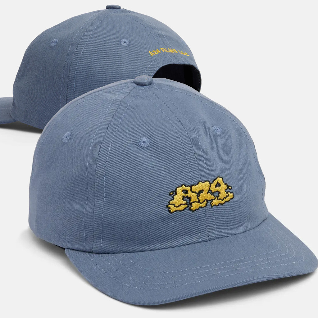 A24 Merch Embroidered A24 Melty Logo Snapback Hat Gifts For Brother