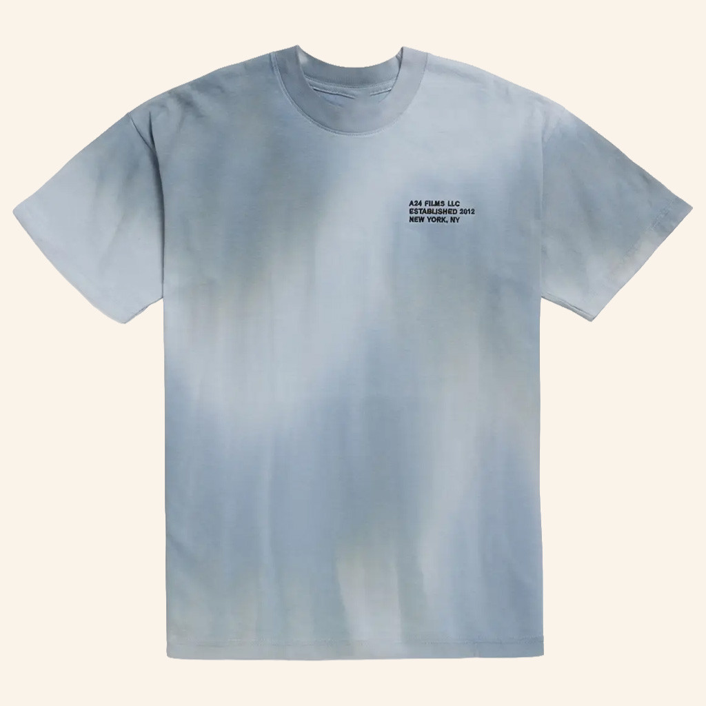 A24 Merch LLC Blue Dip Dye T-Shirt Christmas Presents For Boyfriend