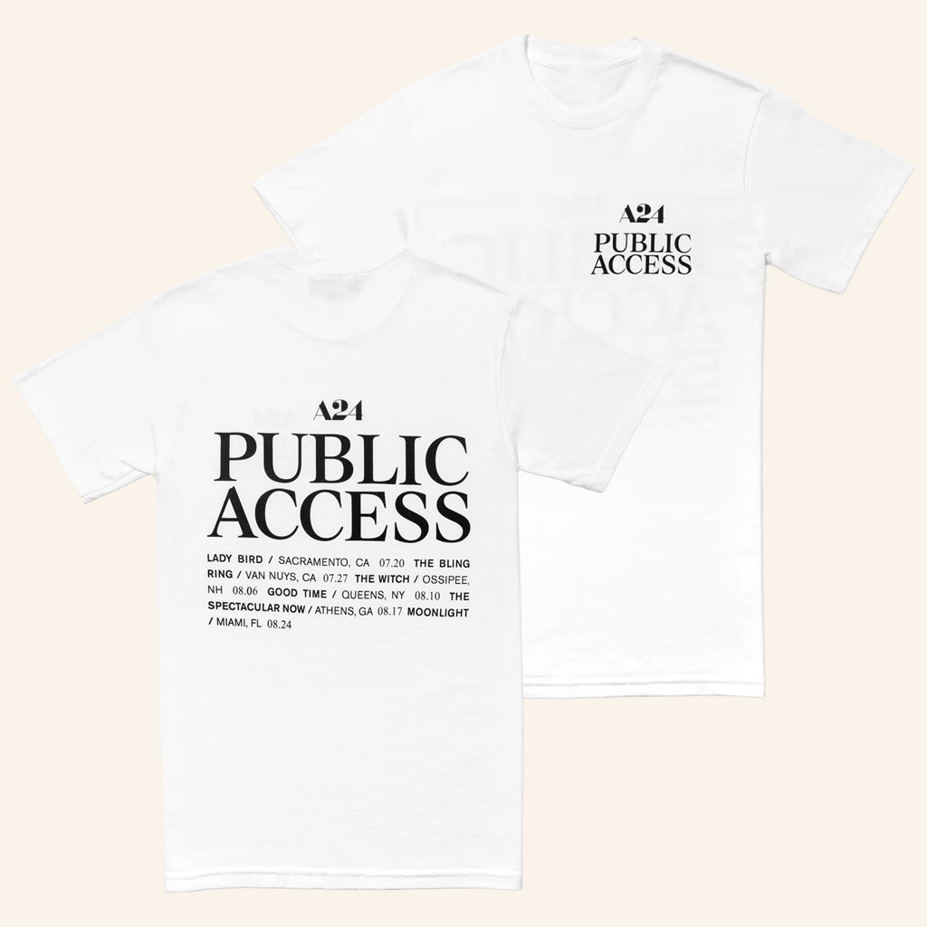 A24 Merch Public Access Tour T-Shirt Gift Ideas For Brother