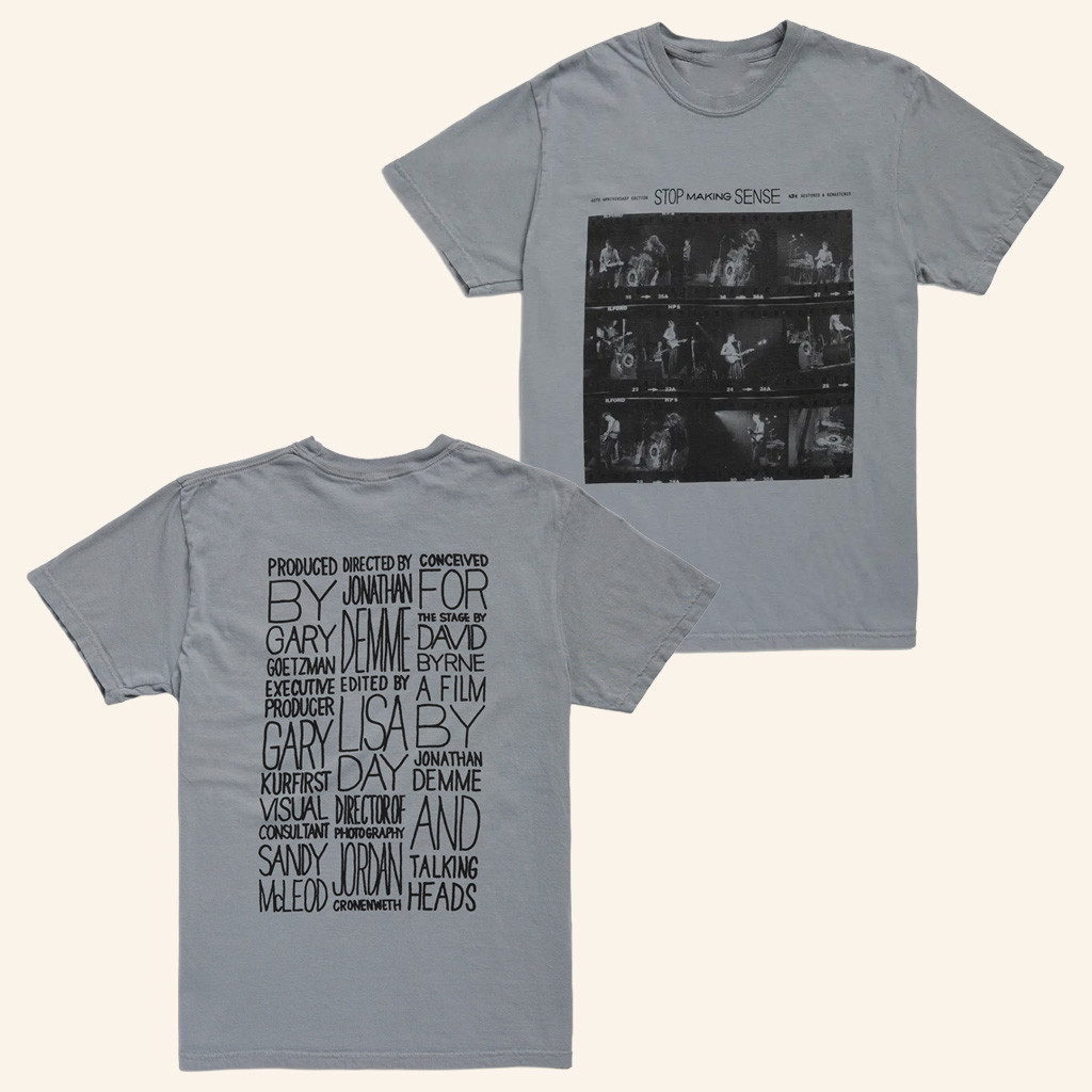 A24 Merch Stop Making Sense Contact Sheet T-Shirt Gift Ideas For Him