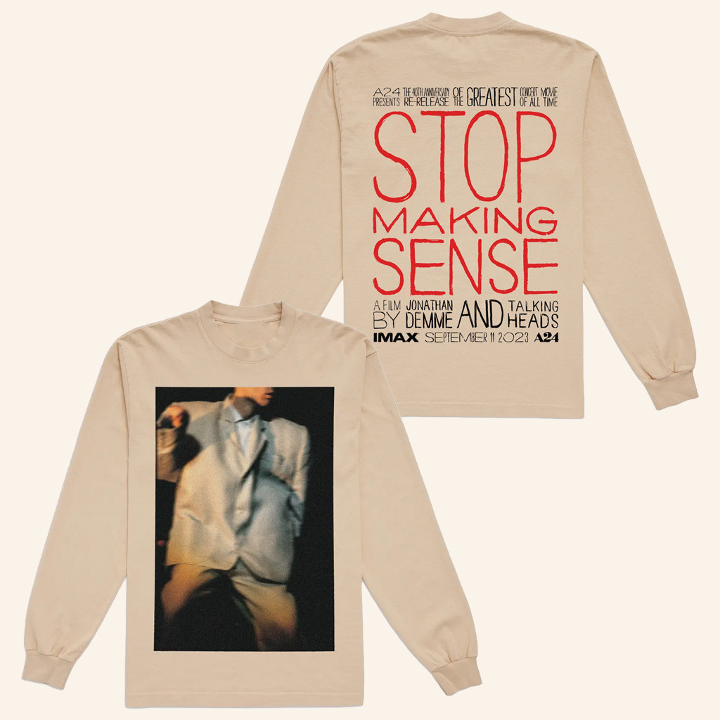 A24 Merch Stop Making Sense IMAX World Premiere Long Sleeve T-Shirt Gift Ideas For Him A24 Merch Stop Making Sense IMAX World Premiere Long Sleeve T-Shirt Gift Ideas For Him