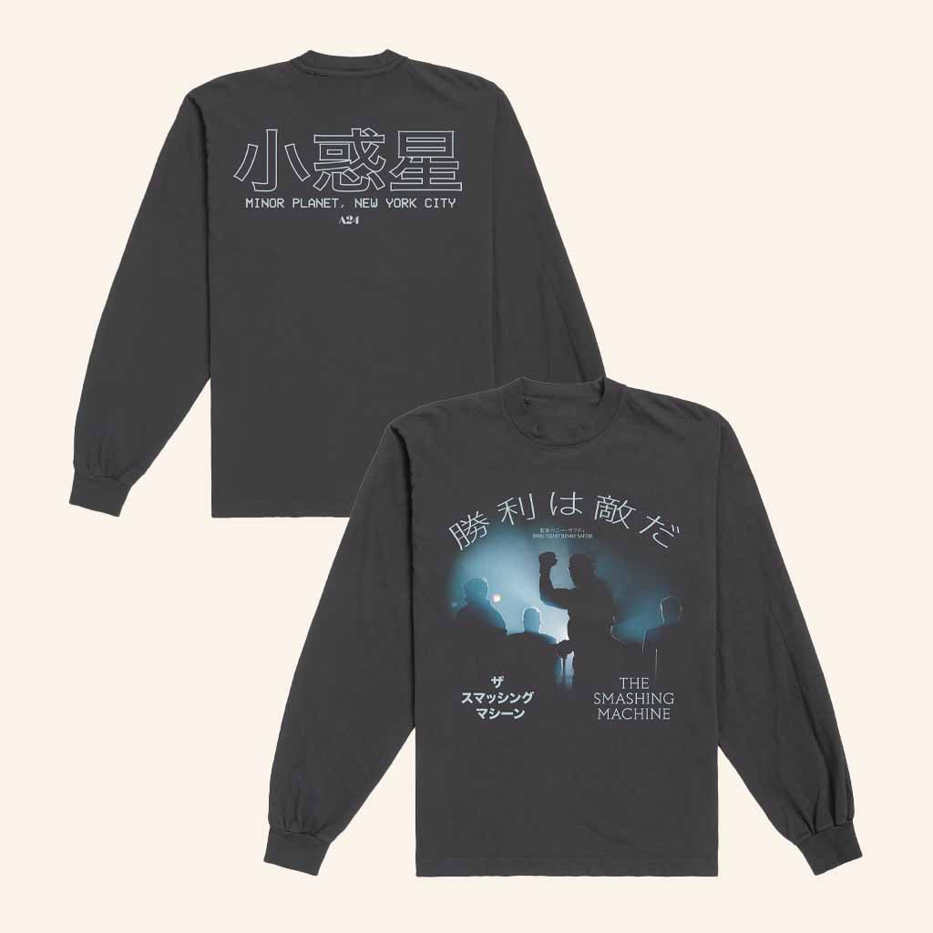 A24 Merch The Smashing Machine X Minor Planet Long Sleeve T-Shirt Him Gifts A24 Merch The Smashing Machine X Minor Planet Long Sleeve T-Shirt Him Gifts