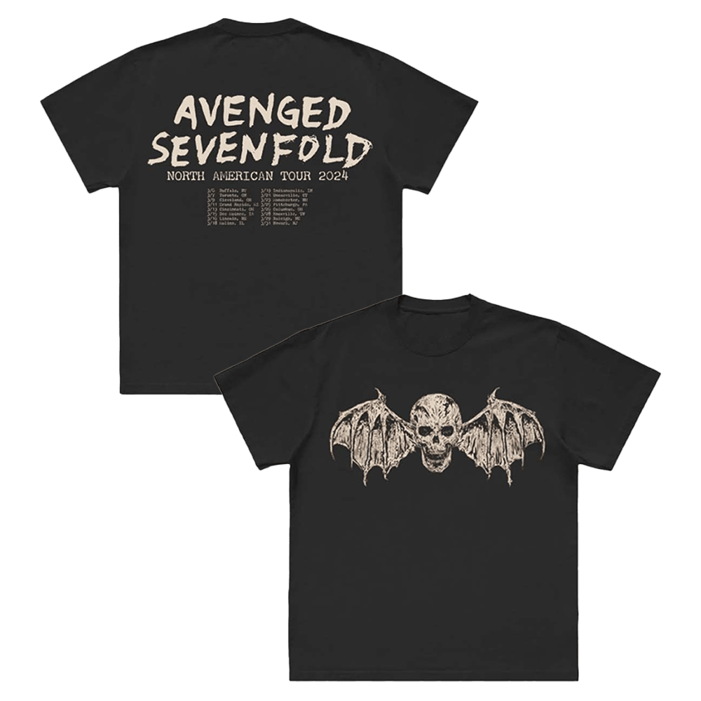 A7x World Merch Avenged Sevenfold 2024 Tour Wesbat T-Shirt Fathers Day Gift From Daughter A7x World Merch Avenged Sevenfold 2024 Tour Wesbat T-Shirt Fathers Day Gift From Daughter
