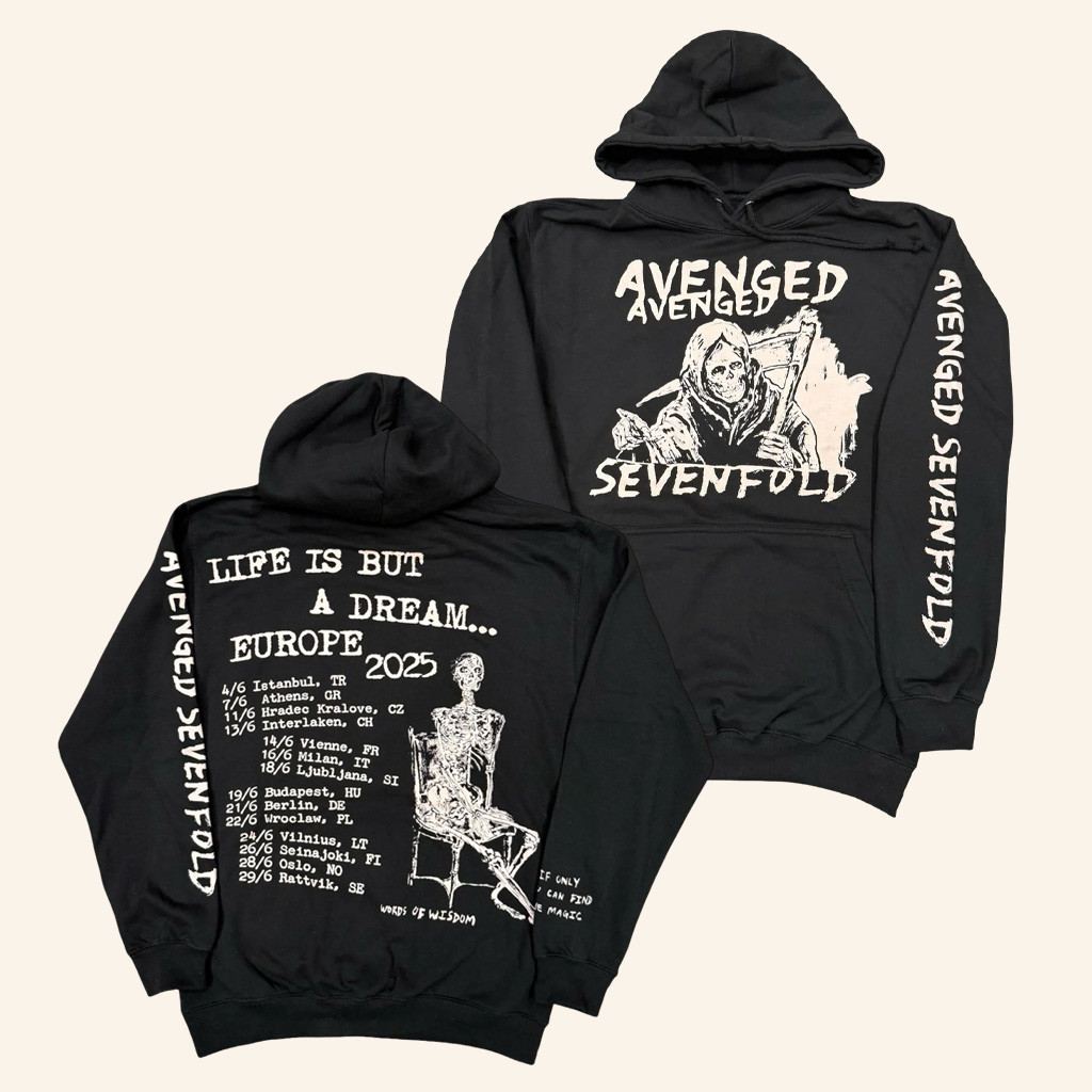 A7x World Merch Avenged Sevenfold Europe Tour Libad Hoodie Christmas Gifts For Him A7x World Merch Avenged Sevenfold Europe Tour Libad Hoodie Christmas Gifts For Him