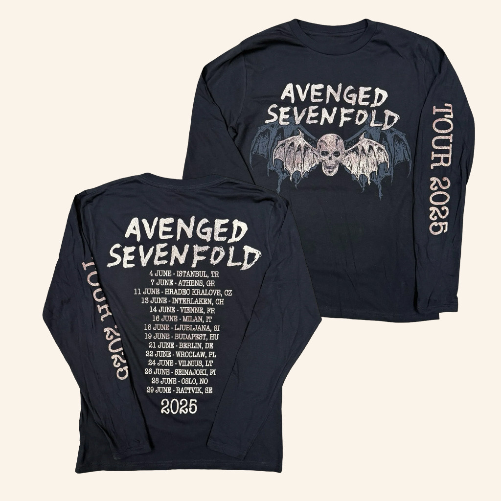 A7x World Merch Avenged Sevenfold Europe Tour Libad Long Sleeve T-Shirt Gifts For Brother A7x World Merch Avenged Sevenfold Europe Tour Libad Long Sleeve T-Shirt Gifts For Brother