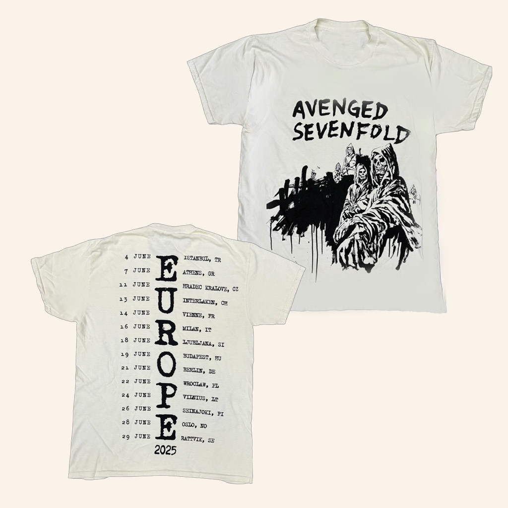 A7X World Merch Avenged Sevenfold Europe Tour Libad Shirt Husband Christmas Gift Ideas