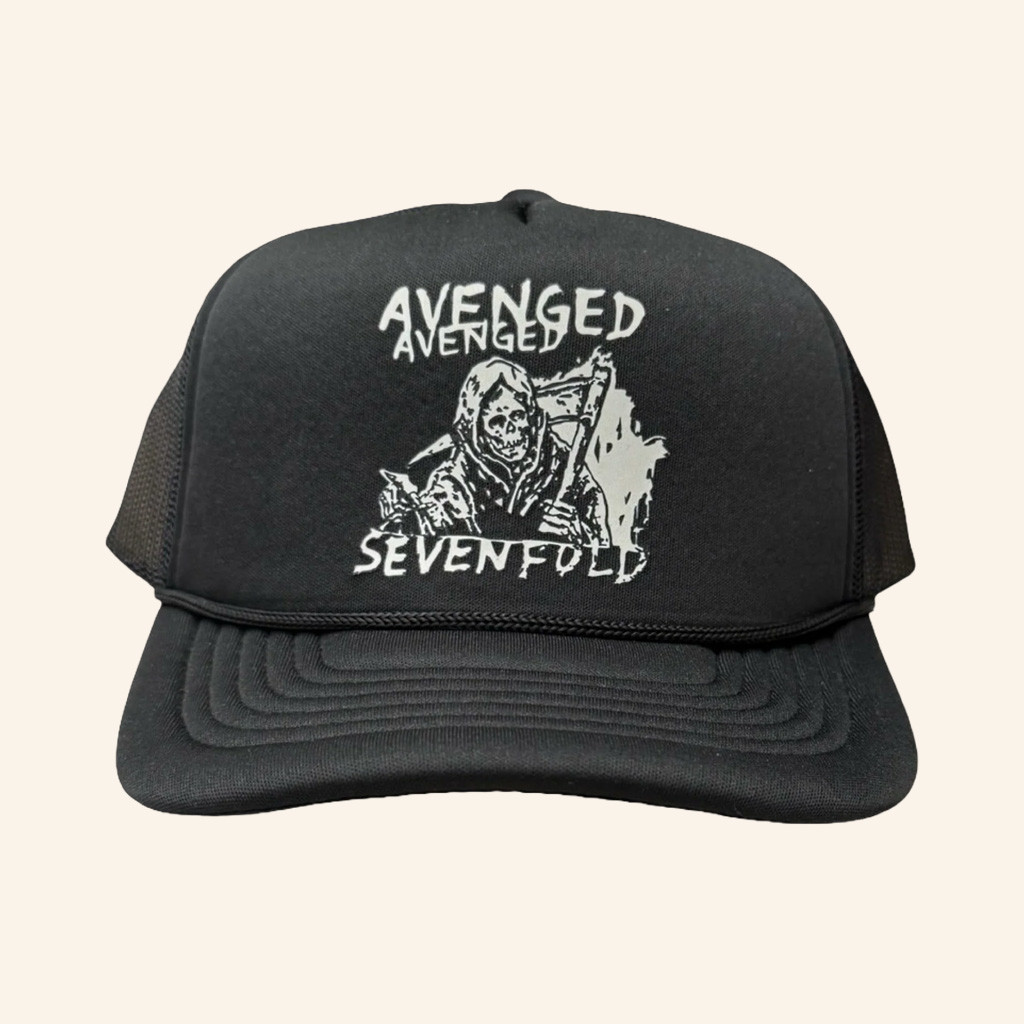A7x World Merch Avenged Sevenfold Europe Tour Libad Trucker Hat Gifts For Father A7x World Merch Avenged Sevenfold Europe Tour Libad Trucker Hat Gifts For Father