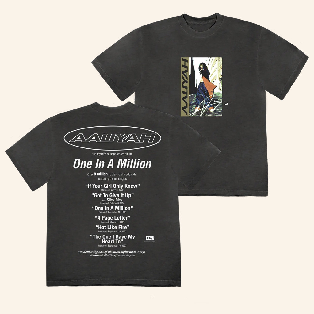 Aaliyah Merch One In A Million Photo T-Shirt Gift Ideas For Music Lovers Aaliyah Merch One In A Million Photo T-Shirt Gift Ideas For Music Lovers
