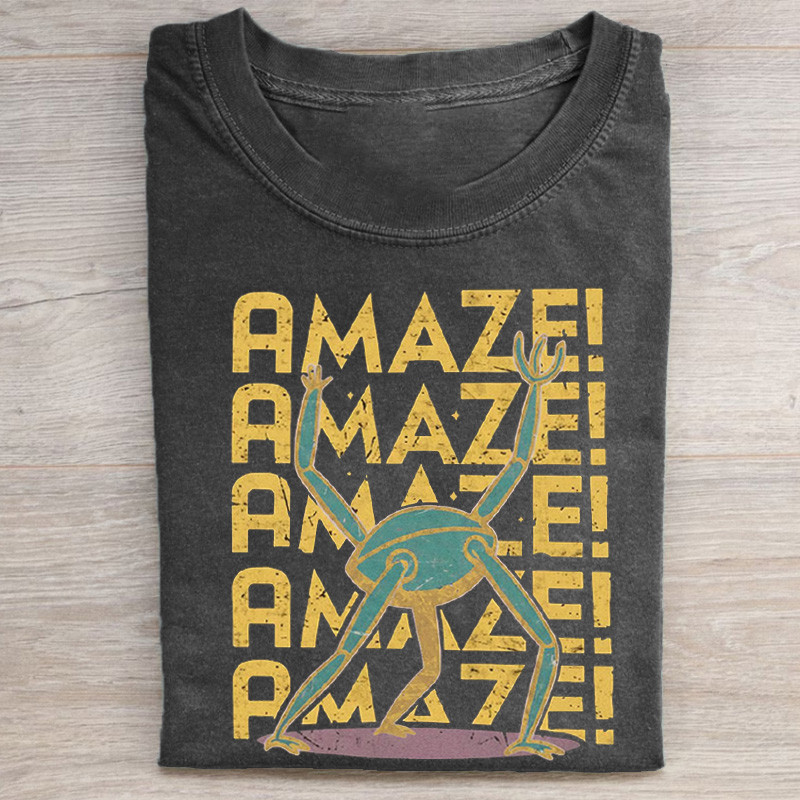 aAmaze Amaze Amaze T-Shirt Project Hail Mary Rocky Amaze Graphic Tee Gifts For Her