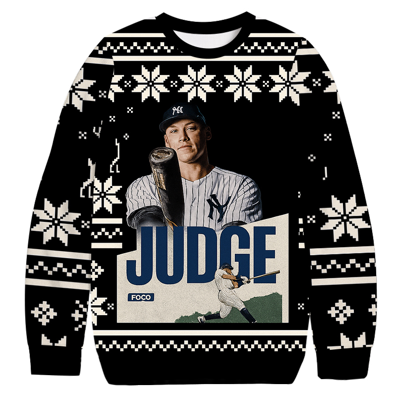 Aaron Judge Yankees Christmas Ugly Sweatshirt Christmas Gift For Family