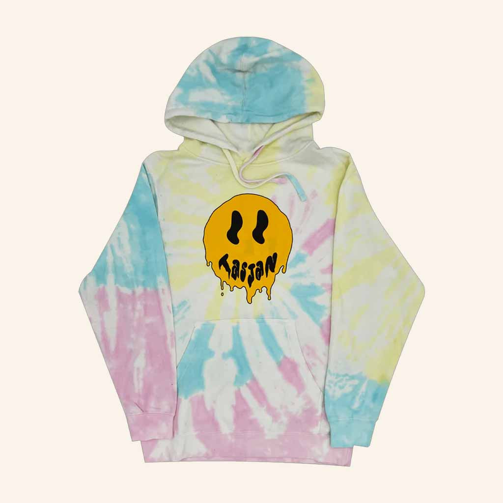 Aaron Lee Tasjan Merch Smiley Tie Dye Hoodie Gifts For Daughter Aaron Lee Tasjan Merch Smiley Tie Dye Hoodie Gifts For Daughter