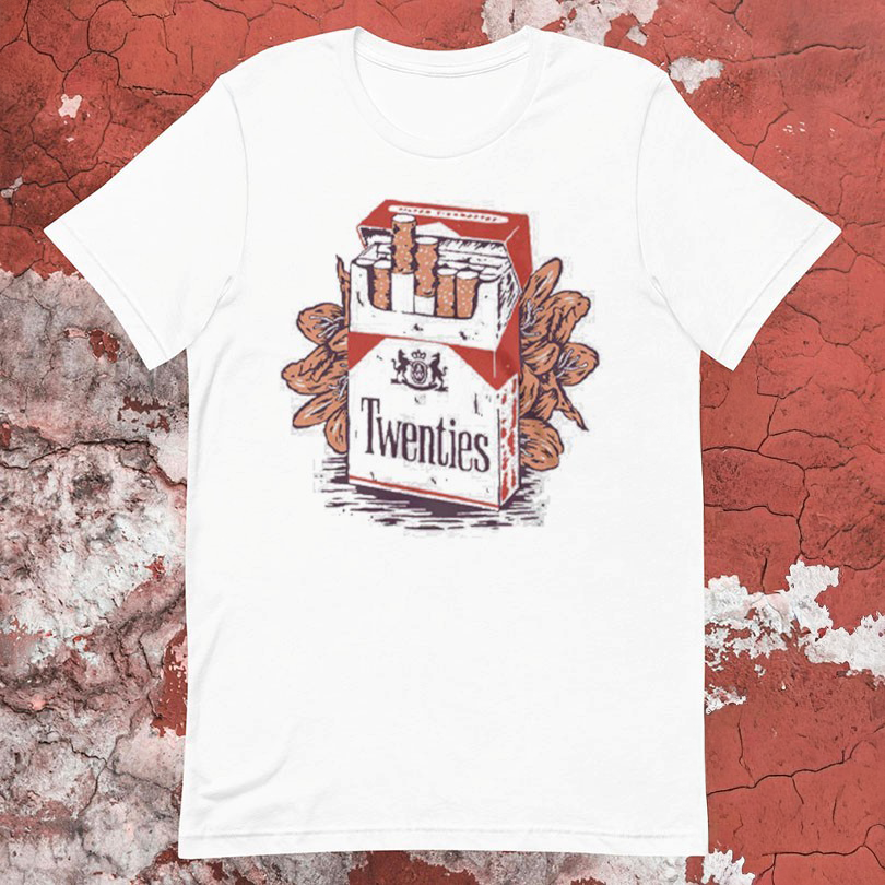Aaron West And The Roaring Twenties Twenties Pack Cigarettes T-Shirt Gifts For Dad