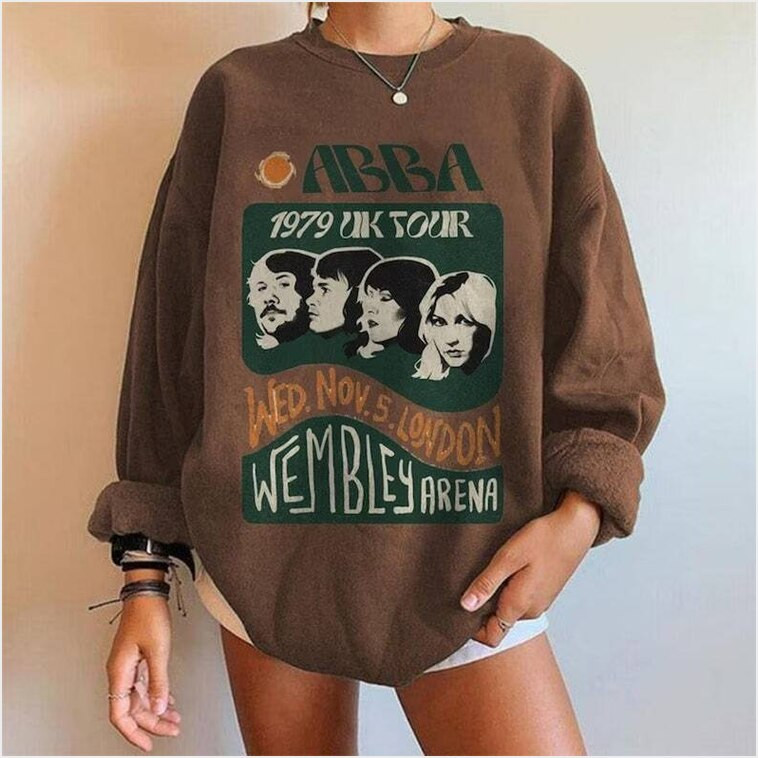 Abba 1979 Donna And The Dynamos Mama Mia Movie Unisex Sweatshirt Gifts For Sister Trendy Merch
