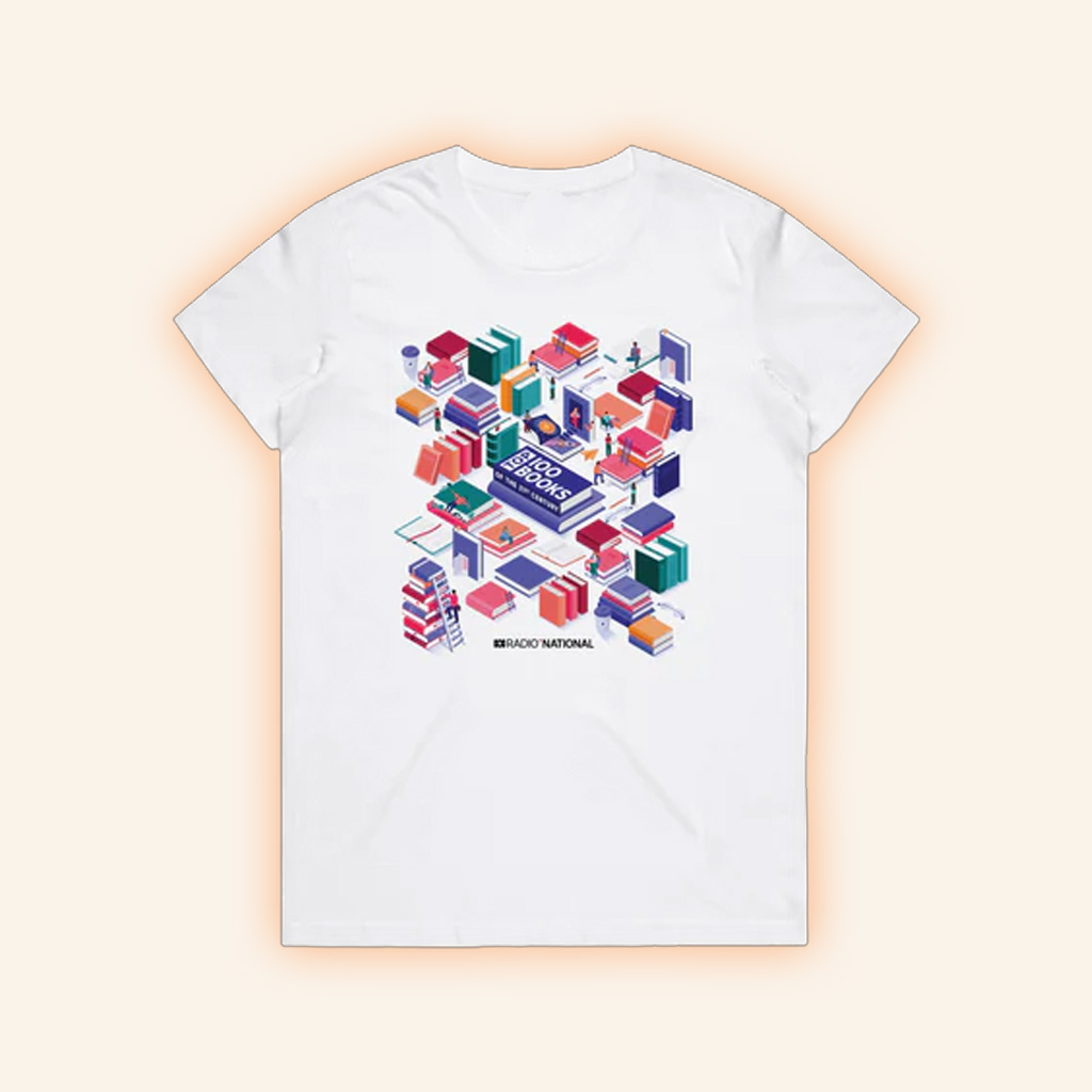Abc Store Merch Top 100 Books Maze White Tee