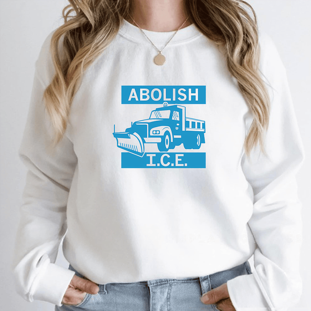 Abolish ICE Salt Truck Sweatshirt ICE Get The Fuck Out Of Minneapolis Apparel Protest Merch