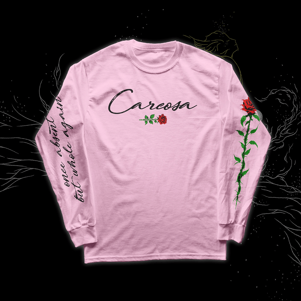 Absent Rose Pink Long Sleeve T-Shirt Carcosabc Merch Gifts For Wife Absent Rose Pink Long Sleeve T-Shirt Carcosabc Merch Gifts For Wife