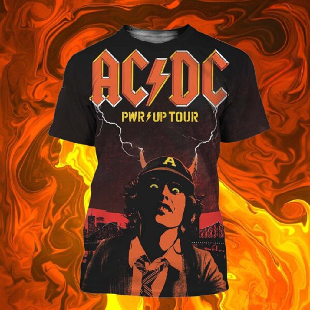 AC DC Merch PWR Up Tour T-Shirt Presents For Rock Music Lovers