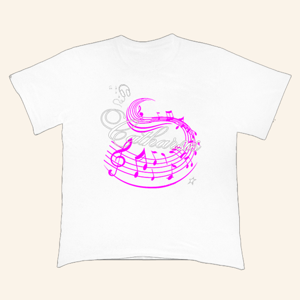 Ac1d Star Club Merch Catharsis White T-Shirt Present For Sisters