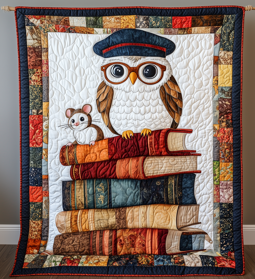 Academy Owl Stylish Design Quilted Blanket Teacher Appreciation Owl Themed Gifts For Teachers