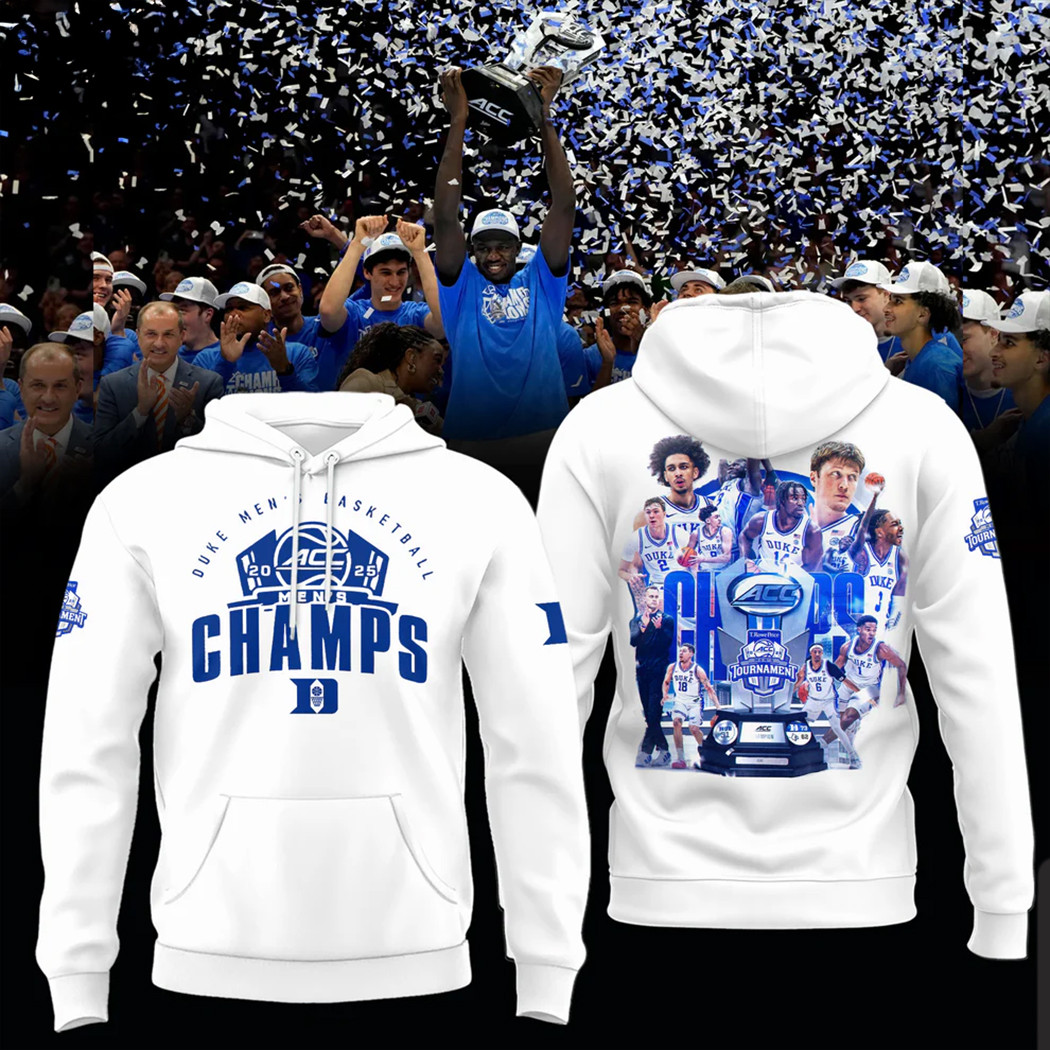 ACC Championship 2025 Hoodie ACC Men's Basketball Conference Tournament Champions Hoodie For Fan