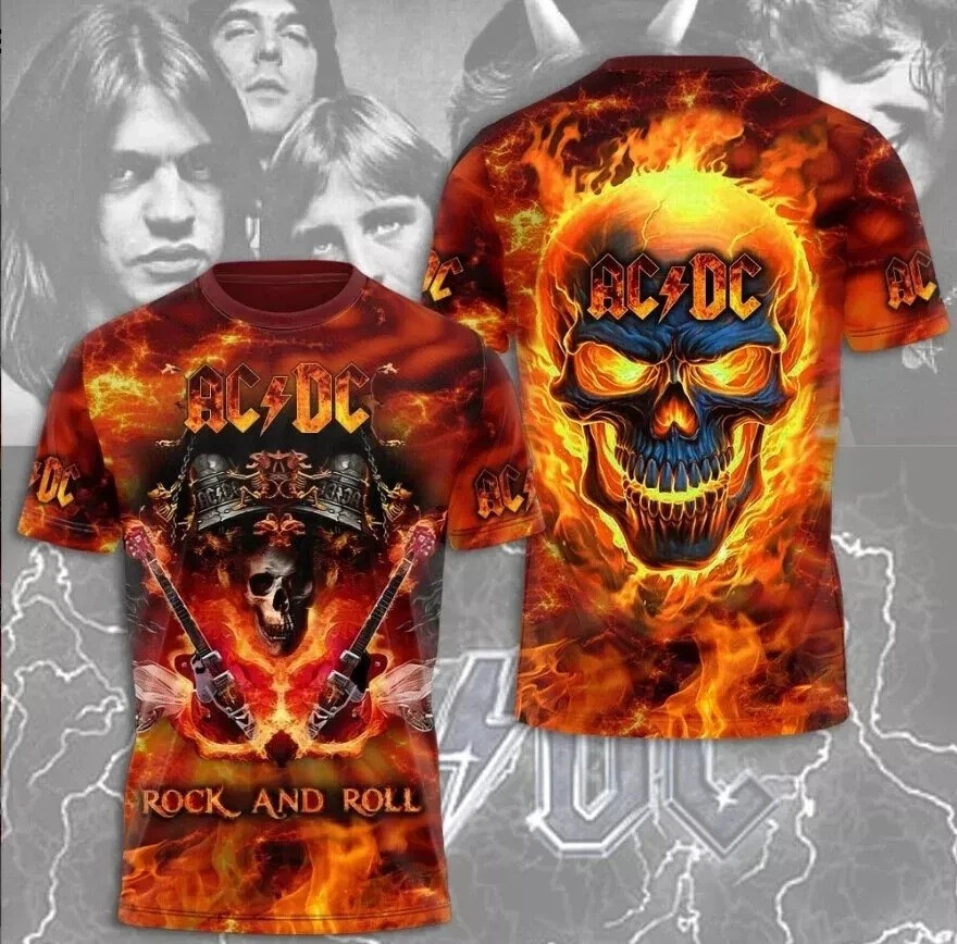ACDC 3D T-Shirt Good Design Best Shirt For Fans