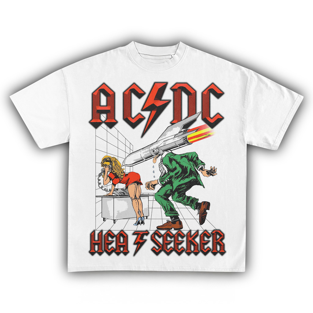 ACDC Heat Seeker T-Shirt ACDC Merch Christmas Presents For Girlfriend ACDC Heat Seeker T-Shirt ACDC Merch Christmas Presents For Girlfriend