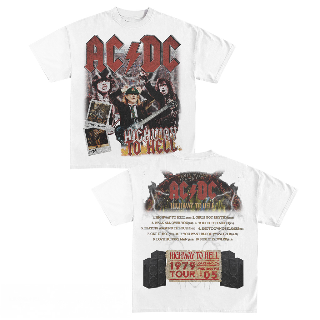 ACDC Highway To Hell T-Shirt ACDC Merch Gifts For Music Fans