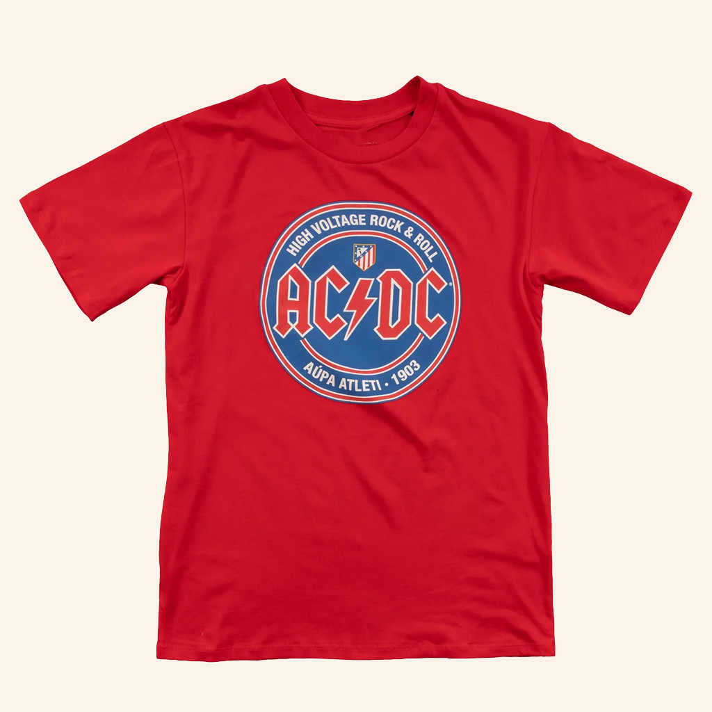 ACDC Merch ACDC X Atleti T-Shirt Gift Ideas For Music Lovers ACDC Merch ACDC X Atleti T-Shirt Gift Ideas For Music Lovers