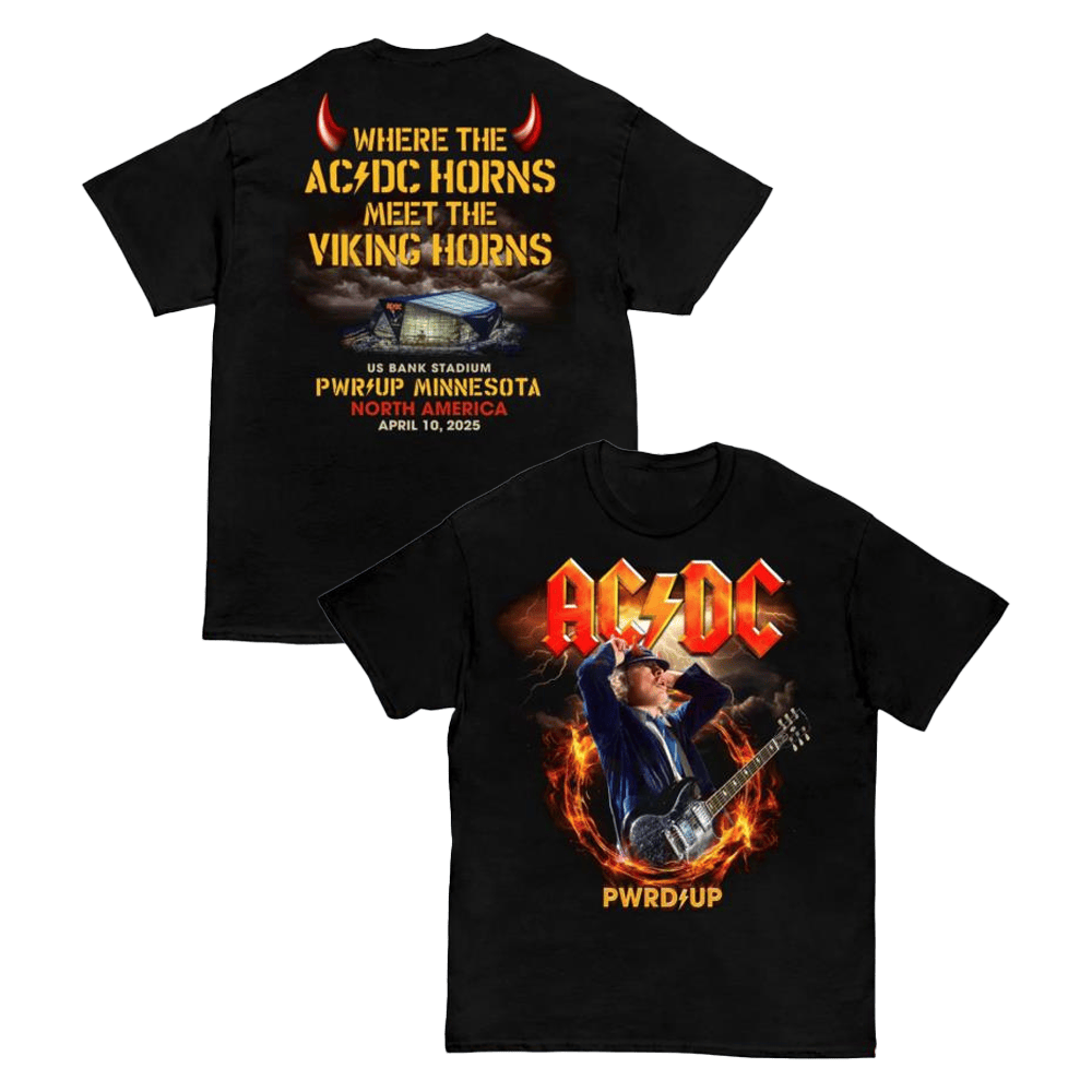 ACDC Merch Minnesota PWR Up Tour T-Shirt Gifts For Music Lovers ACDC Merch Minnesota PWR Up Tour T-Shirt Gifts For Music Lovers