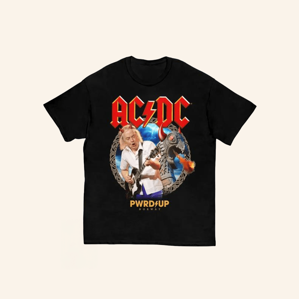 ACDC Merch Oslo Pwr Up Event Tour T-Shirt Fans Gifts ACDC Merch Oslo Pwr Up Event Tour T-Shirt Fans Gifts