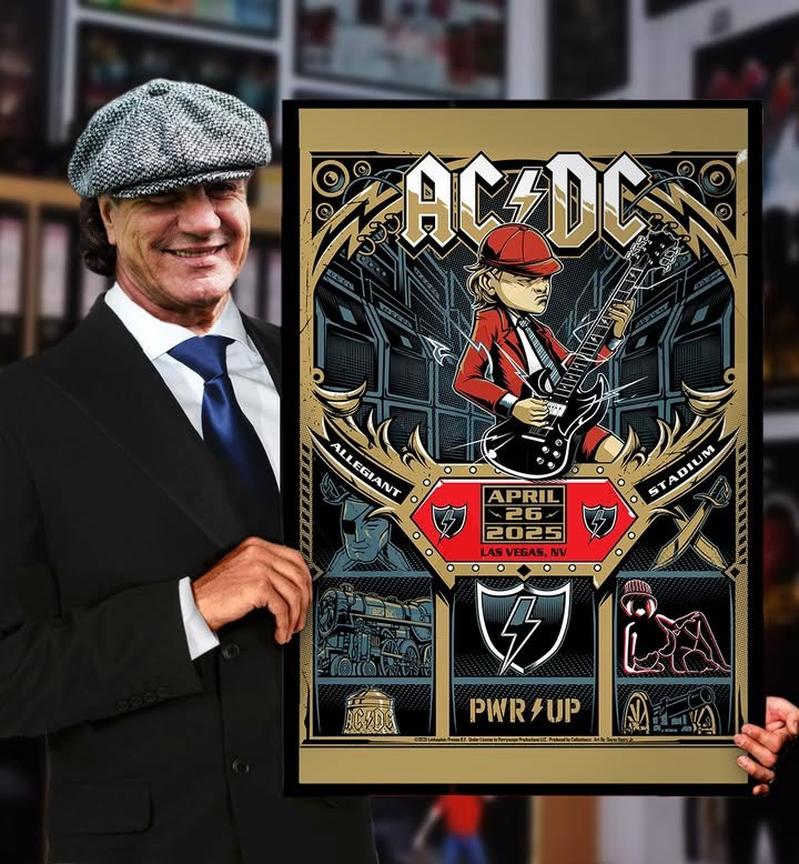 AC'DC Power Up PWR UP Poster April 26th 2025 AC DC Band Merchandise Cool Gifts For Fans