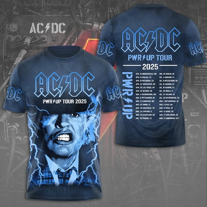 AC'DC Power Up Tour 2025 Shirt AC'DC Pwr Up Tour Merch Gifts For Rocks Fans