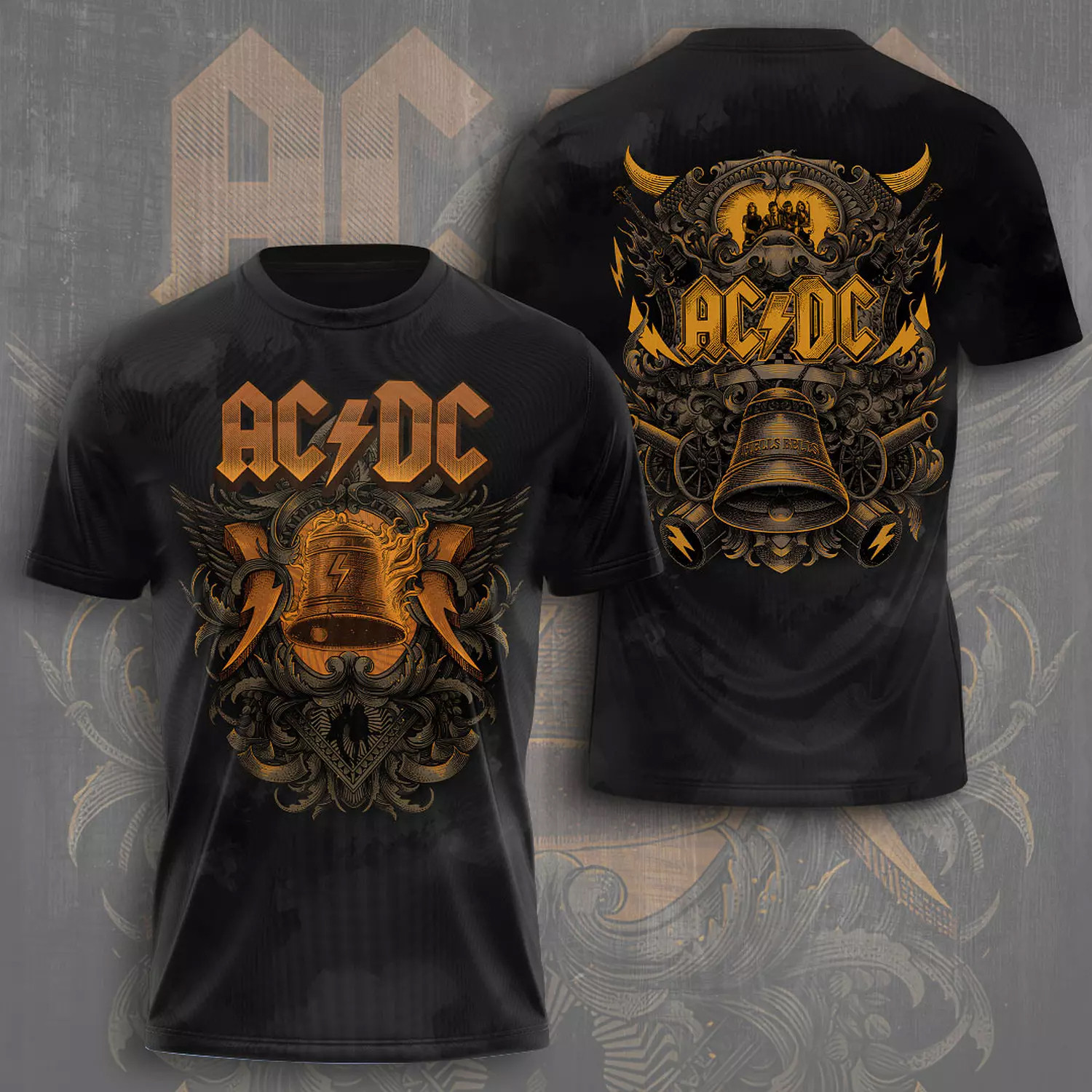 Acdc Power Up Tour 2025 T-Shirt Gift For Rock Band Fan