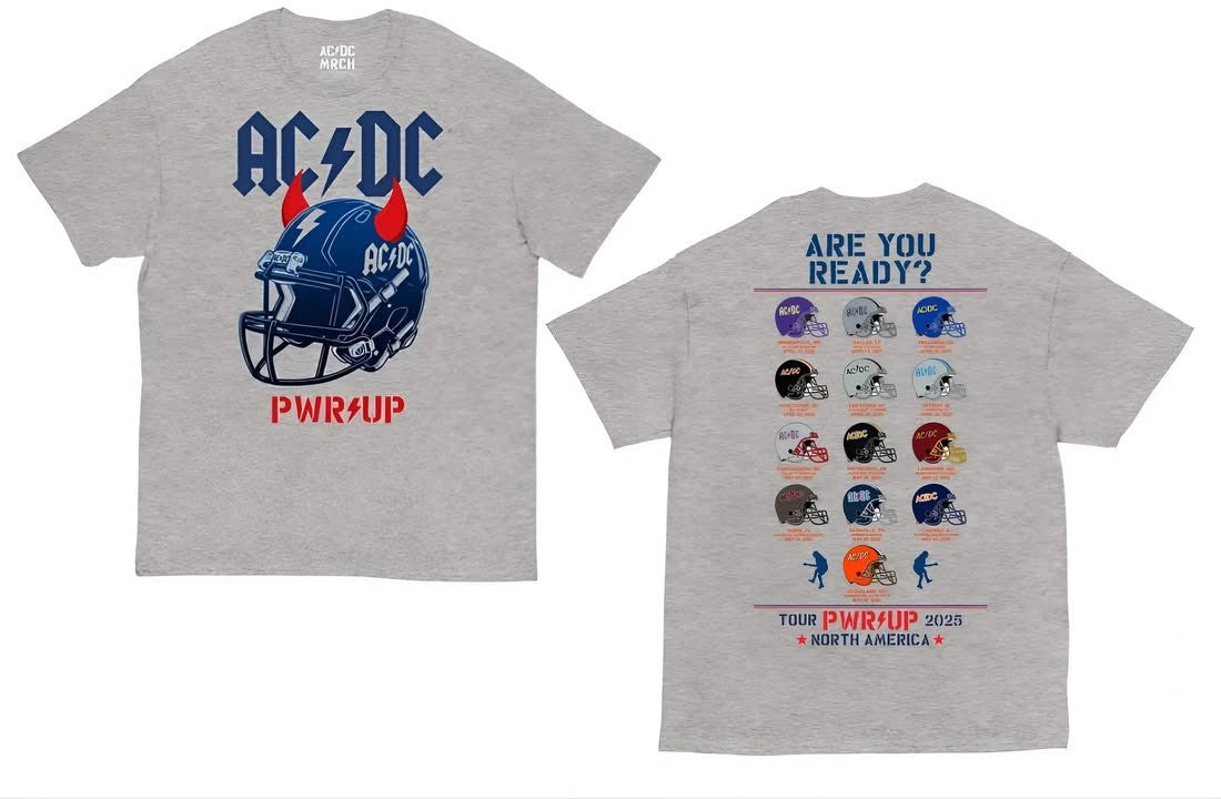 ACDC PWR UP North America Tour 2025 Shirt Are You Ready ACDC Merch T-Shirt ACDC PWR UP North America Tour 2025 Shirt Are You Ready ACDC Merch T-Shirt
