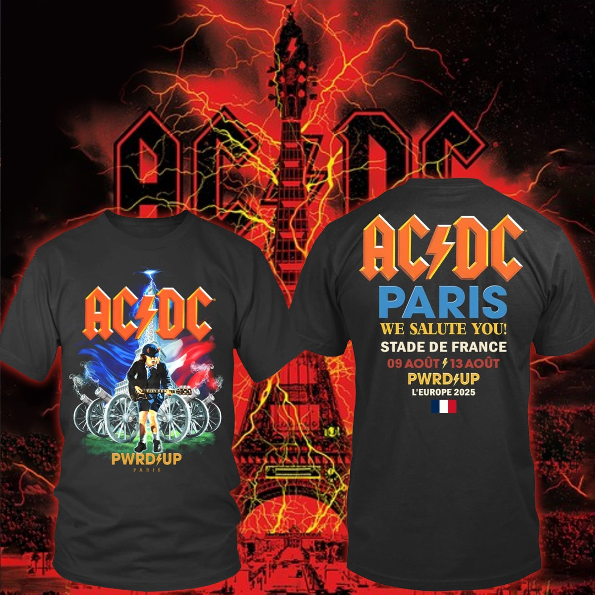 AC'DC - PWR UP World Tour T-Shirt