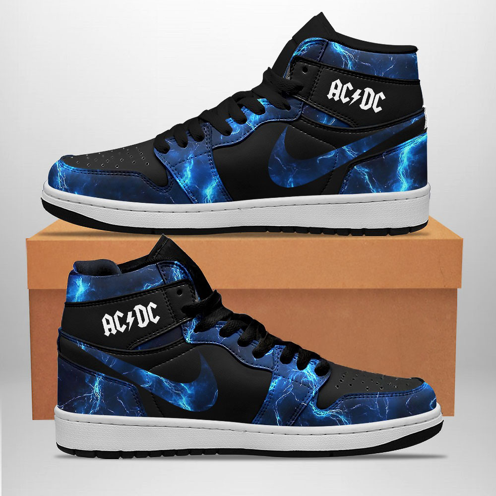 ACDC Rock Music AJ 1 Sneaker Gifts For Someone Who Loves Music Fan