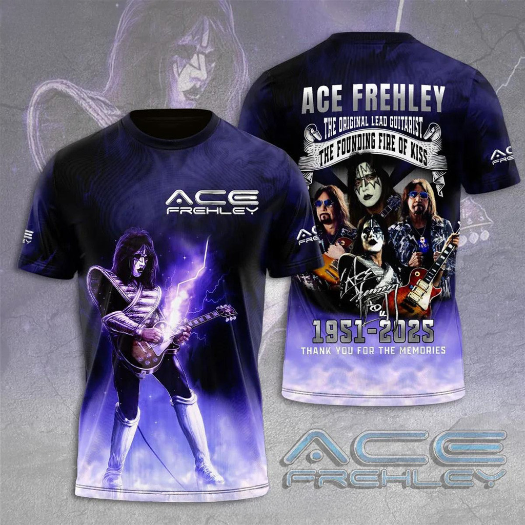 Ace Frehley RIP 2025 Memories Thank You For The Memories Shirt Ace Frehley Merch Fans Gifts Ace Frehley RIP 2025 Memories Thank You For The Memories Shirt Ace Frehley Merch Fans Gifts